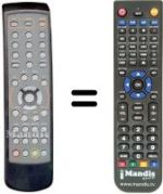 Télécommande équivalente EASY LIVING ESL 2021