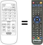 Télécommande équivalente RC-6VT05