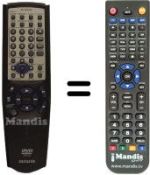 Télécommande équivalente RC-ZVL07