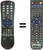 Télécommande équivalente Autovox AX 42TFT 17HDN