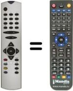 Replacement remote control RC 1243