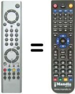 Télécommande équivalente RC 1602