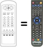 Télécommande équivalente Sinudyne JAZZ 14320