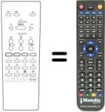 Replacement remote control Grandin 55 SBT 02ARG