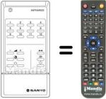 Télécommande équivalente RC 238