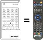 Télécommande équivalente RC 243