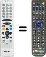 Télécommande équivalente Proline DFV 16 S