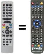 Télécommande équivalente RC 2553