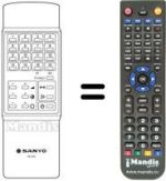 Télécommande équivalente RC 315