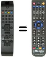 Télécommande équivalente RC 3902