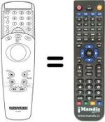 Télécommande équivalente RC 4209 X