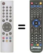 Replacement remote control RC 510