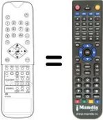 Replacement remote control RC 647340