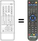 Télécommande équivalente RC 659