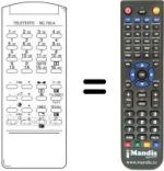 Télécommande équivalente RC 700 A