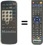 Replacement remote control PROFESSIONAL 200