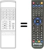 Télécommande équivalente RC 702