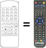 Télécommande équivalente RC 710