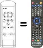 Replacement remote control RC 90