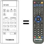 Télécommande équivalente Teleavia 55 MV 51