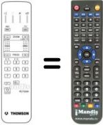 Télécommande équivalente Hifivox 72 DF 68 LN