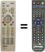 Télécommande équivalente RCT 311 DA2