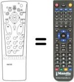 Télécommande équivalente RCT 314