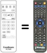 Télécommande équivalente RCT 80B