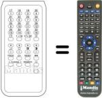 Télécommande équivalente REM 30