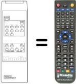 Télécommande équivalente CTV 2101