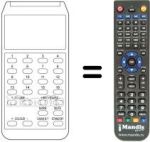 Télécommande équivalente RG 353