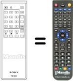 Télécommande équivalente RM-626
