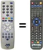Télécommande équivalente RM-C1502