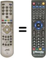 Télécommande équivalente JVC PD 42D30 S