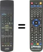 Replacement remote control RM-C771