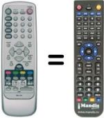 Télécommande équivalente EASY LIVING V 30 DMBT