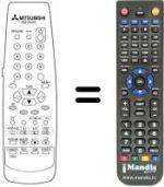 Télécommande équivalente RM 05403