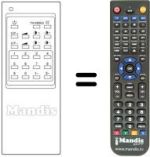Replacement remote control Magnadyne RM 204