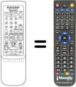 Télécommande équivalente RM 63121V-63803
