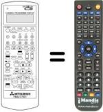 Télécommande équivalente RM 82-37901