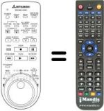 Télécommande équivalente RM M25-43301