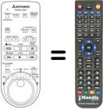 Télécommande équivalente RM M34-42401