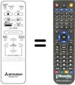 Télécommande équivalente RM M36-47707