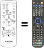 Télécommande équivalente RM M50-57601