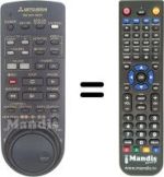 Télécommande équivalente RM M57-48001