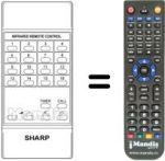 Replacement remote control RRMCG 0303 CESA