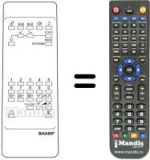 Télécommande équivalente RRMCG 1019