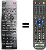 Télécommande équivalente SE-R0168