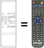 Télécommande équivalente SP 699001