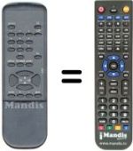 Replacement remote control ST 21